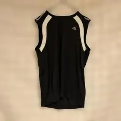 adidas 黒 タンクトップ Lサイズ