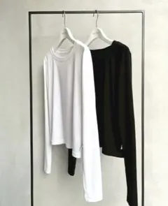 pois ポワ compact long tee トップス - メルカリ