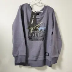 恐竜プリント トレーナー 120サイズ 裏起毛