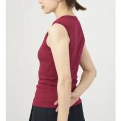 【週末限定値下げ】FLORE FLORE ESME TANK ワインレッドのサムネイル