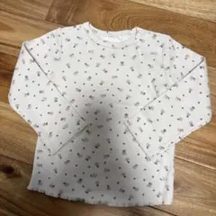 H&M ベビー80 長袖カットソー　花柄トップス