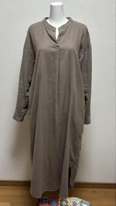 無印良品 ブラウン ワンピース XS-S