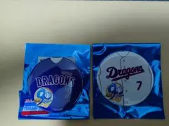 ドラゴンズ90周年　シークレット缶バッチ　福永裕基セット