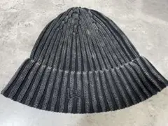 new era ニット帽 リブカフニット ウォッシュブラック