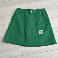 ラブトキシックグリーン Aラインスカート インパン付140㎝
