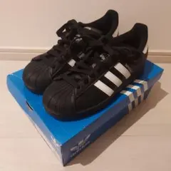 アディダス　スーパースター　ブラックホワイト　27cm