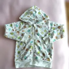 新品未使用　すみっコぐらし ジップアップパーカー 裏起毛　120cm