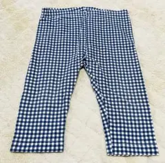 UNIQLO チェック柄 7分丈レギンス100cm