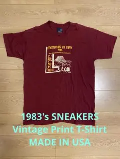 USA製 80s SNEAKERS VINTAGE Tシャツ 古着 1983年製