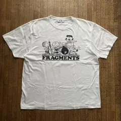 VA FRAGMENT PEANUTS SNOOPY バンド コラボTシャツ Lのサムネイル