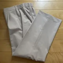 PLST ハイストレッチトリコットストレートパンツ ベージュ　xs