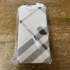 iPhone7 Plusチェック柄 手帳型ケース