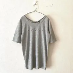 ☆【ダンスキン】Tシャツ ヨガウェア トレーニングウェア 綿混 半袖 Lのサムネイル