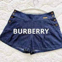 Burberry バーバリー/デニムショートパンツ　金ボタンサイズ36