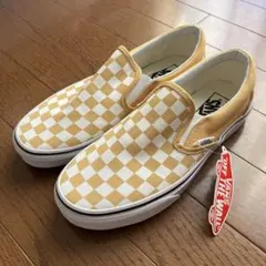 VANS スニーカー クラシック スリッポン チェッカーボード 24.5cm