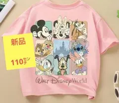 新品ディズニープリント半袖Tシャツ
