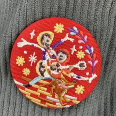 リメンバー・ミー刺繍缶バッジ