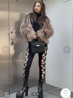 GYDA SIDEデザインスキニーデニムパンツ