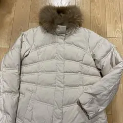 McGREGOR ホワイトキルティングダウンコート