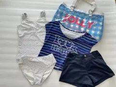 女児　セパレート　水着　150 バッグセット