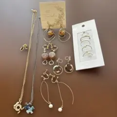 アクセサリー　イヤリング、ネックレス、指輪