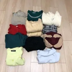 再お値下げ！冬物 ニット まとめ売り 11点セット‼️