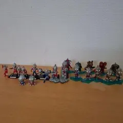 ウルトラマンミニフィギュアセット多数