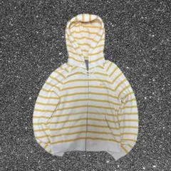 00s NIKE ボーダー ジップパーカー 短丈 y2k archive