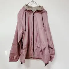 La balnu フーデッドジャンパー チェック柄 ブルゾン マウンテンパーカー