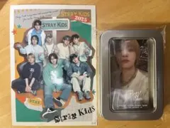 スキズ FC更新特典 トレカ 缶ケース Stray Kids ポストカード付