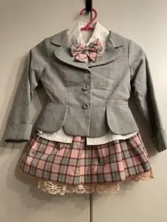 mezzo piano メゾピアノ　女の子120 フォーマルセットアップ　入学式