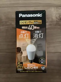 Panasonic LED電球 LDA5L-G/KU/NS ひとセンサ付