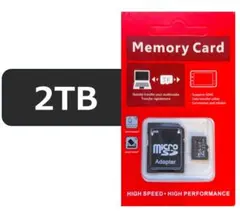 microSDカード 2TBマイクロSDカードアダプター付き