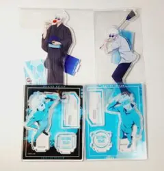呪術廻戦 ZOZOTOWN EDビジュアル風 缶バッジ アクリルスタンド 五条悟