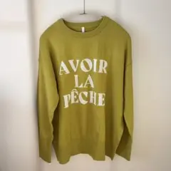 美品　ディニテコリエ　ロゴニット　イエロー