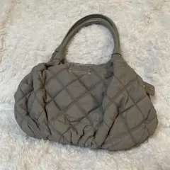kate spade グレー キルティングバッグ