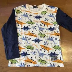 クレードスコープ☆恐竜総柄Tシャツ☆ネイビー☆130サイズ