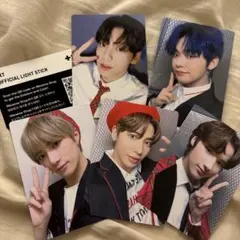 TOMORROW X TOGETHER 公式ライトスティック特典カード5枚セット