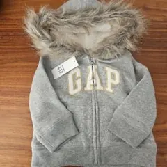 GAP フード付きトレーナー 12-18ヶ月 グレー　80　タグ付き