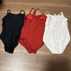 3着セット①チャコット140J黒②Capezio赤③チャコット140J白