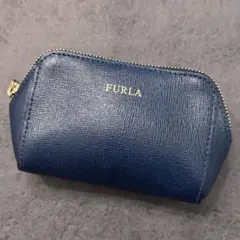 FURLA ミニポーチ ダークネイビー