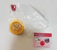 サンリオキャラクターズ レトロ壁掛け時計風クリップキーホルダー 【ポムポムプリン