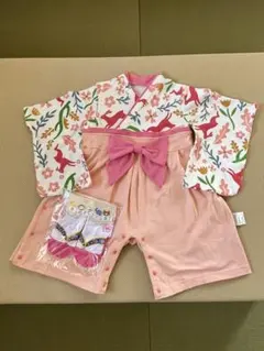 袴ロンパース 80cm