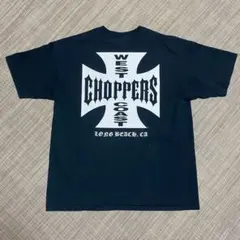 90s~ usa製 anvil ウエストコーストチョッパーズTシャツ ブラック 