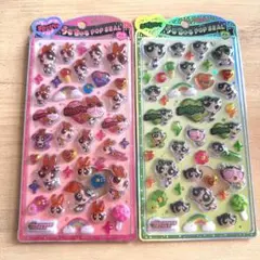 【新品】パワーパフガールズ パワパフ うるちゅるシール2種