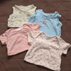 ベビー肌着 ロンパース 4点セット　80 90