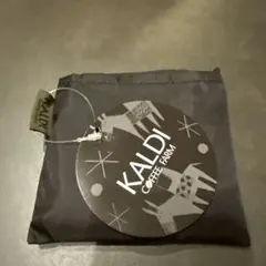 2026 カルディ エコバッグ ブラック 黒 ノベルティー