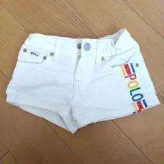 Polo ホワイトショートパンツ