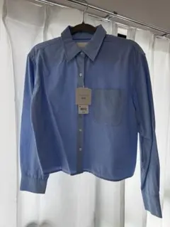 UNIQLO Mサイズ ライトブルーシャツ　オックスフォードシャツ