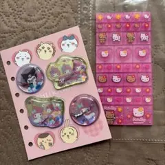 サンリオ 日焼けキティタイル、マイメロクロミ水シールセット